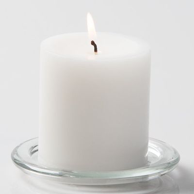 Richland 3" X 3" Hand Poured White Pillar Candle Set of 48