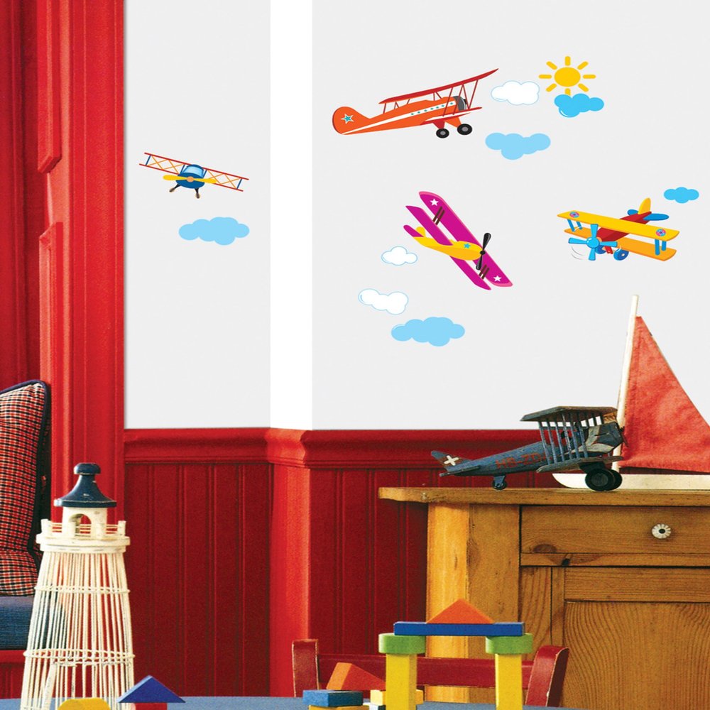 Ambiance Tree and Birds in A Cage Sticker - Multicolor - 70 X 50 cm