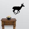 Express Yourself Pronghorn on The Move Wall Decal (Black -Facing as Shown- Small) - Big Game Collection view 2