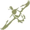 Express Yourself First Look Duck Wall Decal (Olive - Facing as Shown - Medium) - Waterfowl Collection view 1