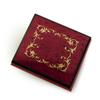 Classic Red Wine Arabesque Wood Inlay Music Box - Many Songs to Choose - La Traviata view 1