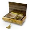 Timeless Handcrafted Musical Theme Wood Inlay Musical Jewelry Box - Many Songs to Choose - Beautiful Dreamer view 3
