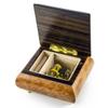 Magnificent Single Pink Rose Musical Box from Sorrento - Many Songs to Choose - Ail My Loving view 2