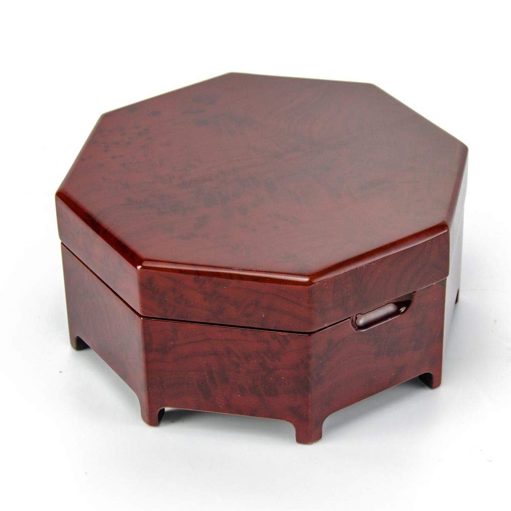 Enchanting 30 Note Octagonal Zen Inspired Musical Jewelry Box - Annies Song