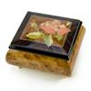 Magnificent Single Pink Rose Musical Box from Sorrento - Many Songs to Choose - Chicago view 1