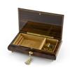 Extraordinary Handcrafted Arabesque Wood Inlay Musical Jewelry Box with Lock and Key - Many Songs to Choose - I Saw Mommy Kissing Santa Claus view 3