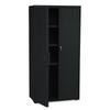 Storage Cabinet,HDPE,Black,66 in view 1
