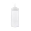Tablecraft 16 Oz Natural Wide Mouth Squeeze Dispenser (11663C) 12/Box view 1