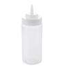 Tablecraft 16 Oz Natural Wide Mouth Squeeze Dispenser (11663C) 12/Box view 2