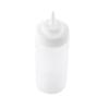 Tablecraft 16 Oz Natural Wide Mouth Squeeze Dispenser (11663C) 12/Box view 3