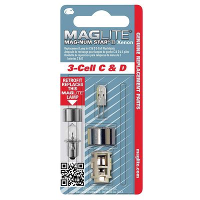 Mag-Num Star Xenon Lamp for 3 Cell Flashlight