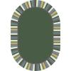 Just for Kids Clean Soft Kids Rug Rug Size: Oval 3'10" x 5'4" view 1