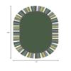 Just for Kids Clean Soft Kids Rug Rug Size: Oval 3'10" x 5'4" view 2
