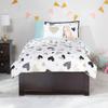 AFI Concord Twin Size Platform Bed with Footboard & Storage Drawers in Espresso view 3
