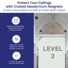 Clik-Clik Regular ClikMagnet Ceiling Hooks - Strong Magnets to Hang Displays, Signs, and More - Magnets with 5 lbs Pull - Pack of 6, Black view 4