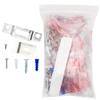 T-Lock security hangers locking hardware set for (50) wood or aluminum picture frames plus free HARDENED wrench! view 2