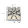 Thunder Group IRFFC005W Wedge Pusher Block 8 Wedges for French Fry Cutter view 2