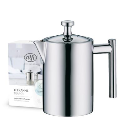 Alfi Teapot, Polished Stainless Steel, 0,6 Liter