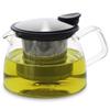 Forlife Bell Glass Teapot with Basket Infuser, 14-Ounce/430ml, White view 2
