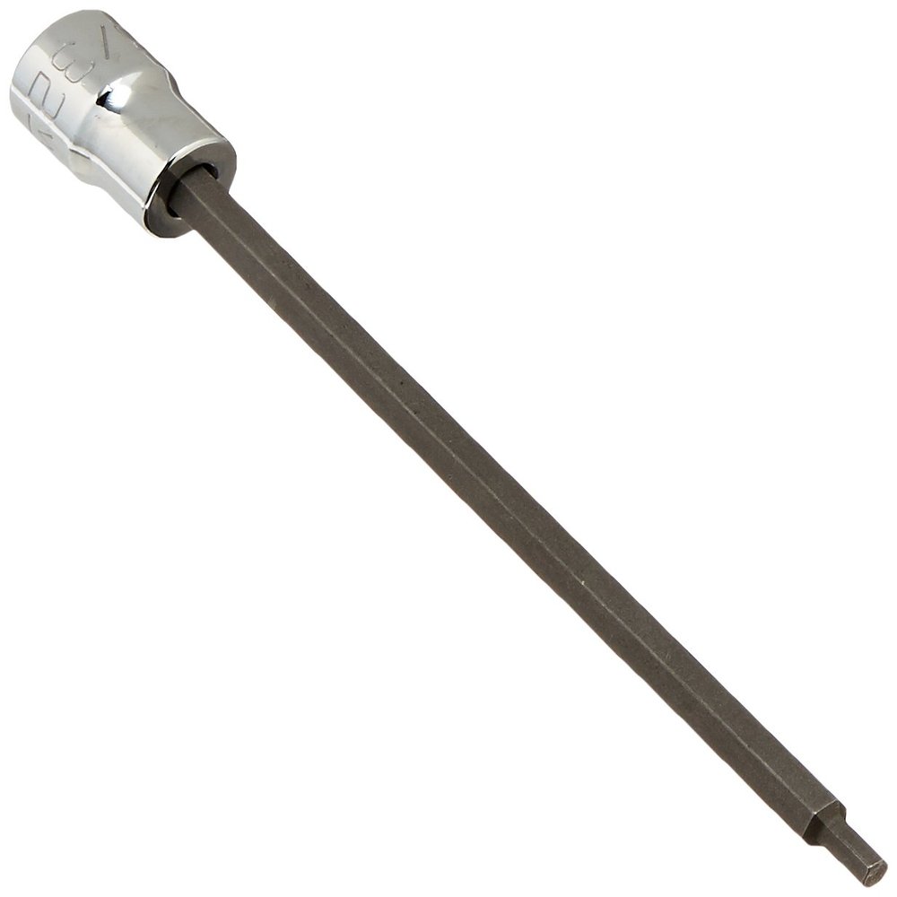 Wright Tool 32L05 3/8" Drive Long Length Hex Bit Socket, 5/32"