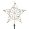 Vickerman 12Lt x 12" Silver Bead LED Star Tree Top view 1