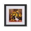 Flower Arrangement Fruit on Table Floral #1 Photo Wall Picture W/W Matted Framed Art Print view 1