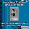 Salsbury Industries Assembled 2-Tier Vented Metal Locker with Three Wide Storage Units, 6-Feet High by 18-Inch Deep, Blue view 4