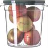 Carlisle FoodService Products Storplus Round Food Storage Container with Stackable Design for Catering, Buffets, Restaurants, Polycarbonate (Pc), 4 Quart, Clear, (Pack of 12) view 3