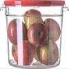 Carlisle FoodService Products Storplus Round Food Storage Container with Stackable Design for Catering, Buffets, Restaurants, Polycarbonate (Pc), 6 Quart, Clear, (Pack of 12) view 3