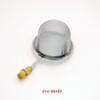 eve-mode 18-8 stainless steel tea strainer with genuine bamboo handle 55-40 size 55mm depth 40mm view 2