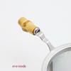 eve-mode 18-8 stainless steel tea strainer with genuine bamboo handle 55-40 size 55mm depth 40mm view 4