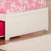 AFI Newport Twin Size Platform Bed with Footboard & Twin Trundle in White view 4