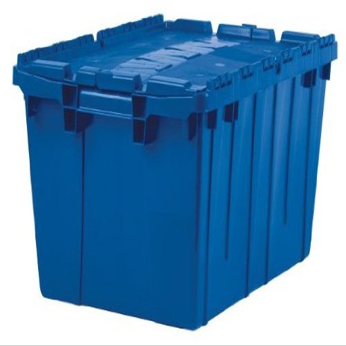 Akro-Mils 39120BLUE CS: Attached Lid Containers