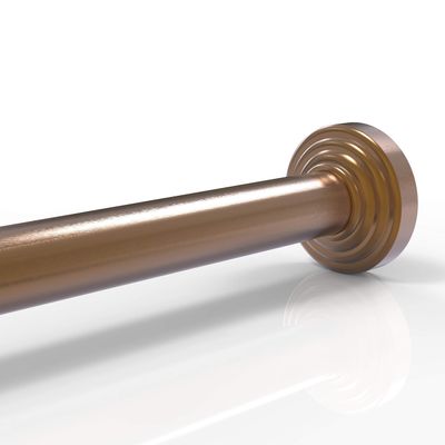 Allied Brass WP-98-BBR Waverly Place Collection Shower Curtain Rod Brackets, Brushed Bronze