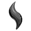 Anagram International Curve Foil-Flat-Balloon, 36", Black view 1