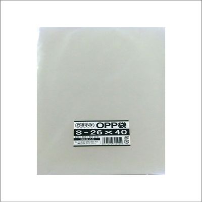  Moriyama Kasei OPP Bags, S-26 x 40, 100 Pieces, Transparent
