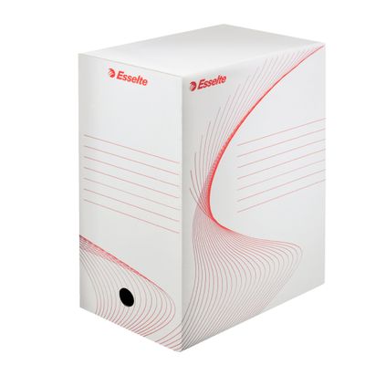 Esselte A4 Standard Archiving Box, White, Pack of 25