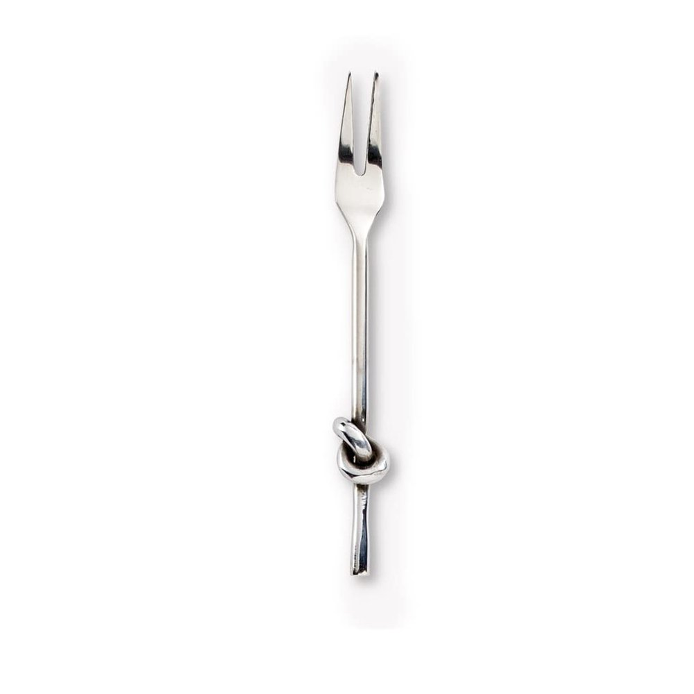 Abbott Collection Stainless Steel Knot Handle Cocktail Fork