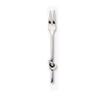 Abbott Collection Stainless Steel Knot Handle Cocktail Fork view 1