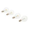 Kurt S. Adler G40 E12 Replacement LED Bulbs for B085M6HVPC, 4 Piece Set view 1