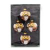 Kurt Adler 65MM Glass Nutcracker Design Ball Ornaments, 4-Piece Box view 1