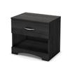 South Shore Step One 1-Drawer Nightstand Gray Oak, Contemporary view 1