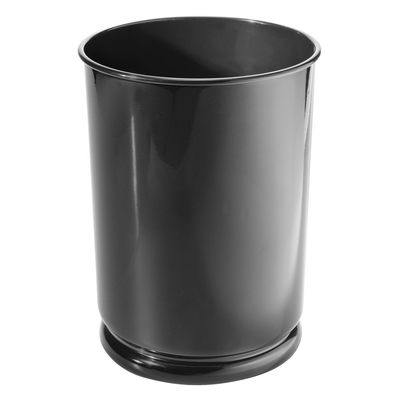 InterDesign Cameo Tall Wastecan, Black