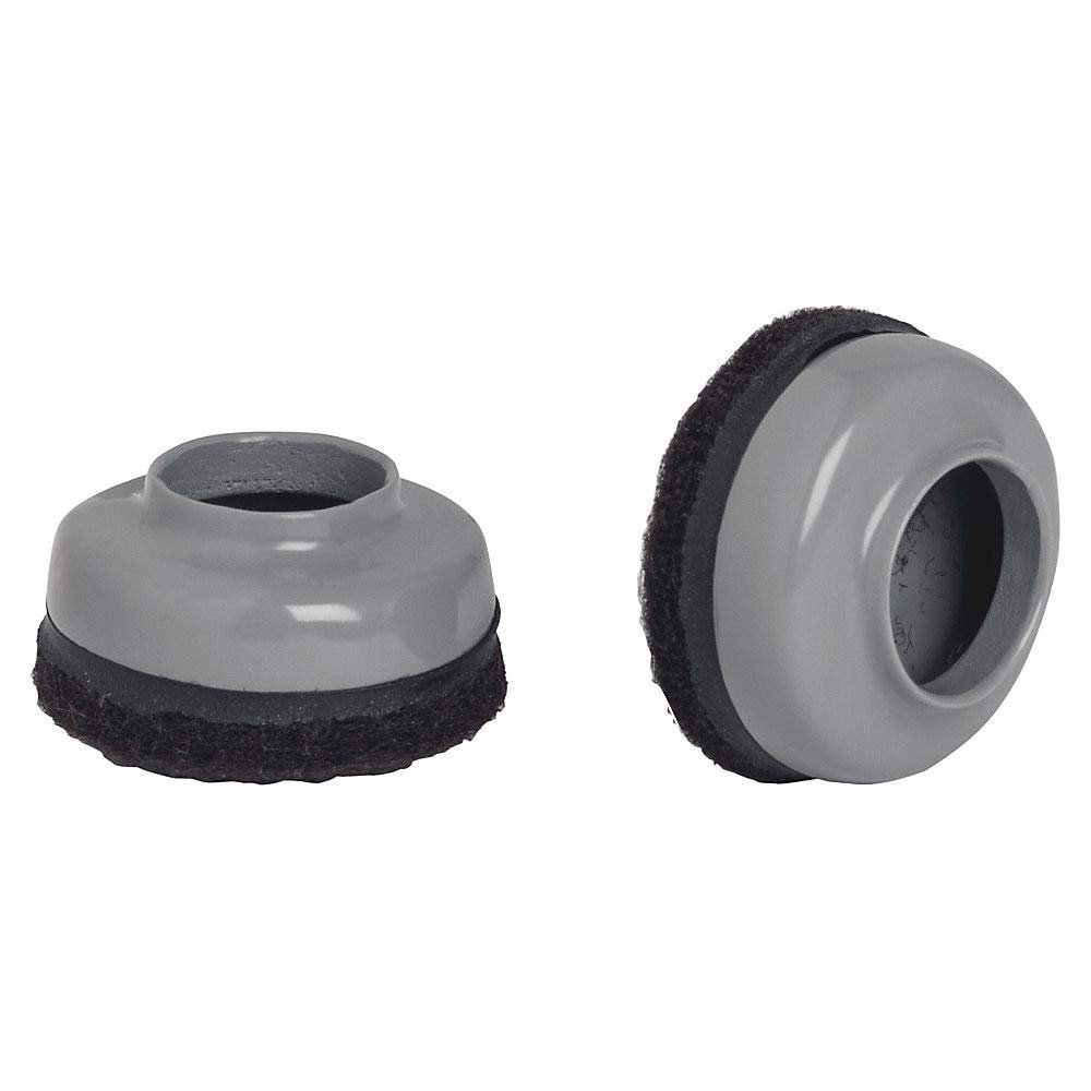 Lorell 1 1/2 Slip Over Floor Savers LLR49317, Pack of 8, Grey