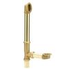 Solid Brass Tub Drain Overflow Trip Lever Hidden Pipe Renovators Supply view 1