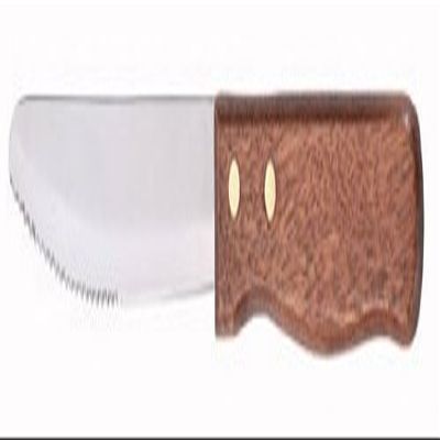 American Metalcraft 10" Hardwood Handle Rounded Tip Steak Knife [Set of 12]
