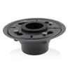 AQVA PVC Shower Drain Base Kit. Includes 2 Inch PVC Shower Flanged Drain Base, Threaded Adjustable Adaptor and Rubber Coupler Gasket Seal for Linear Shower Drain Installation view 2