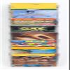 Displays2go Hanging Literature Rack with 8 Tiered Pockets for 8.5x11 Magazines, Wall Mounting Bracket Included - Clear Plastic view 3