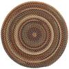 1'3" x 1'3" Round Made-to-Order Capel Accent Rug 0070CS0015200 Sage Green Color Hand Braided in USA "Bangor Collection" view 1