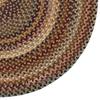 1'3" x 1'3" Round Made-to-Order Capel Accent Rug 0070CS0015200 Sage Green Color Hand Braided in USA "Bangor Collection" view 2